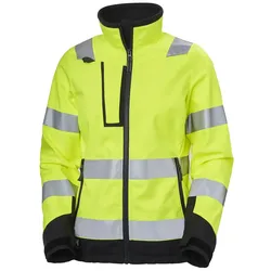 Damen Warnschutz Softshelljacke "LUNA" gelb/schwarz - M - gelb