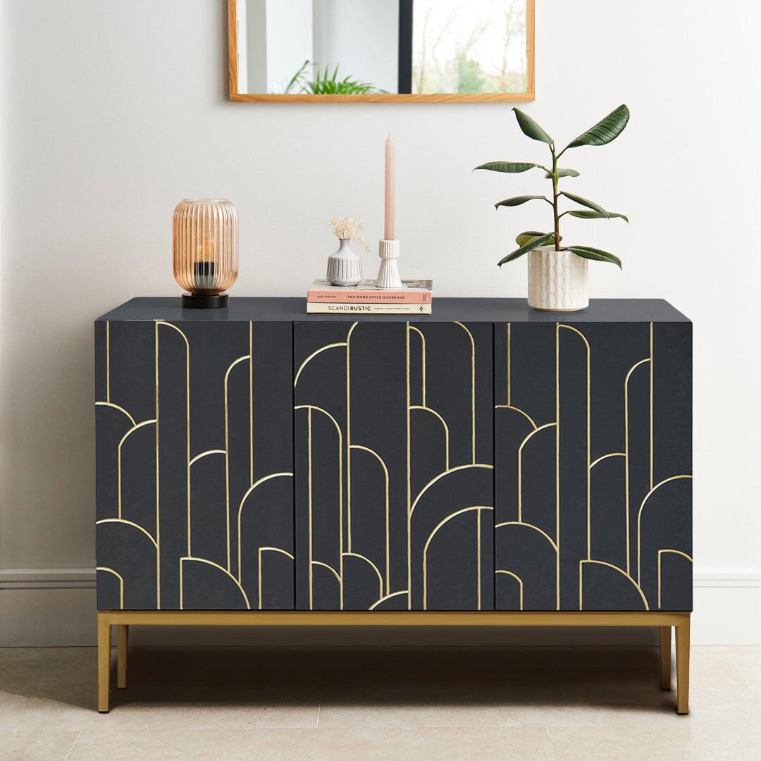 Fairmont Park Heathfield Sideboard Smoke Grey 81 cm H x 120 cm W x 40 cm D
