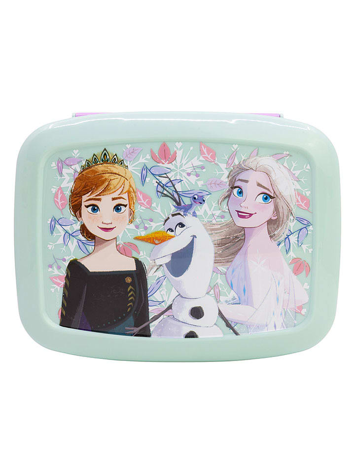 Stor Lunchbox "Frozen" in Türkis/ Dunkelblau - onesize