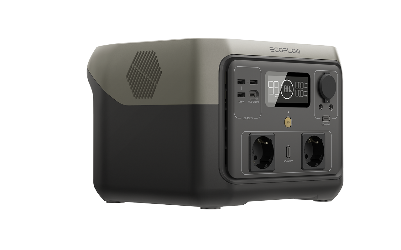 EcoFlow River 2 Max Power Station Solargenerator (0% MwSt. gem. § 12 Abs. 3 UStG)