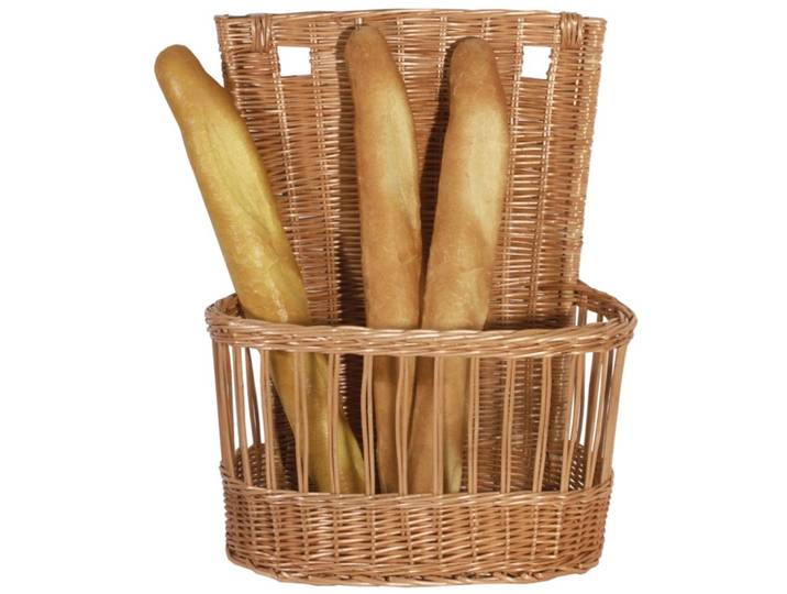 Brotkorb Contacto Bander braun Holz T 48 cm - Brotkorb