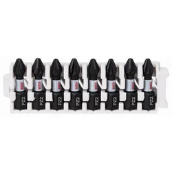 Bosch Impact Control Schrauberbit-Set 8-tlg. PZ2 25 mm Bit Schrauber 2608522325