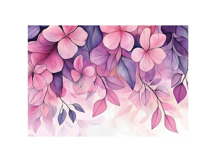 FOTOTAPETE Blumen Rosa Wohnzimmer Vlies Tapete 250x175