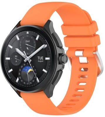 Everyday Crate Huawei Watch 2 Pro Honor Watch 4 Pro Silicone Watch Band Soft Waterproof Replacement Strap orange