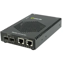 Perle Medien/Rate Konverter PoE Dual 10/100/1000 RJ45/Slot leer POE 15,4W, Zubehör Netzwerk