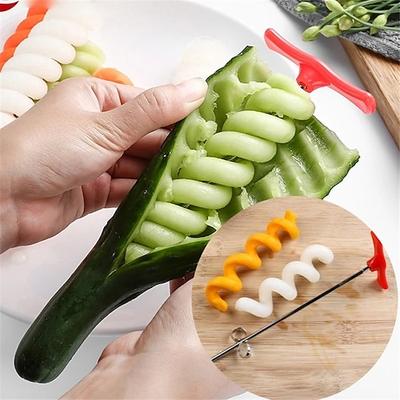 gemüse spiralmesser kartoffel karotte gurke salat häcksler einfach spiralschraube schneider cutter spiralisierer küchenwerkzeuge