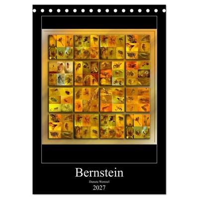 Bernstein (Tischkalender 2027 DIN A5 hoch), CALVENDO Monatskalender