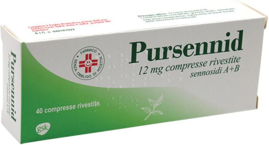 GMM FARMA Srl Pursennid 12 mg, 40 compresse rivestite