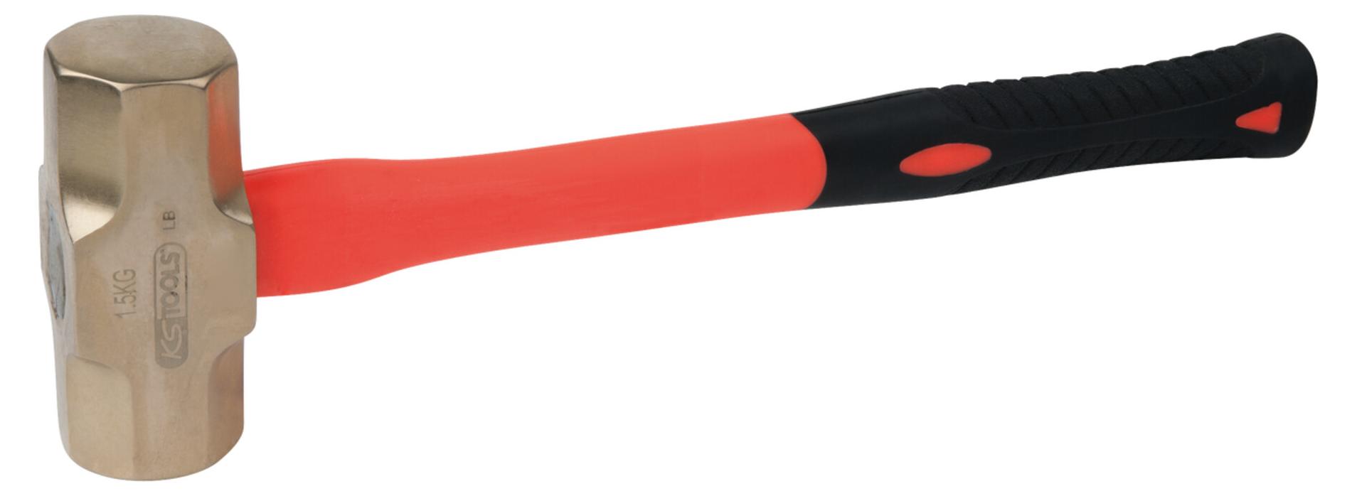 KS Tools BRONZEplus Minenhammer 5000 g, mit Fiberglasstiel