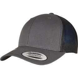 Flexfit YP Classic Recycled Retro Trucker Cap 2-Tone, charcoal/black