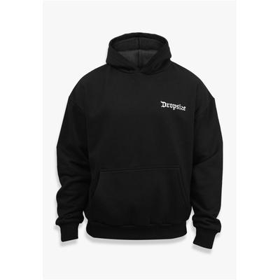 Kapuzensweatshirt DROPSIZE "Dropsize Herren Dropsize Heavy Oversize Money On My Mind Hoodie", Herren, Gr. XS, schwarz, 70% Baumwolle, 30% Polyester, bedruckt, Rundhals, Sweatshirts