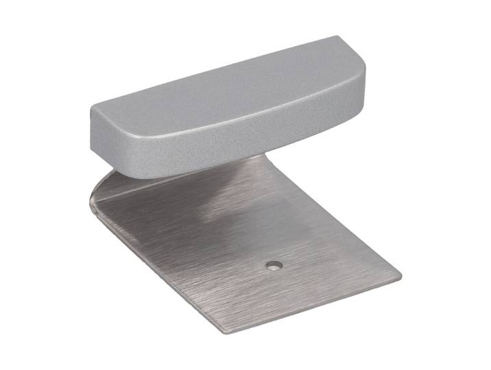 Klebehaken Matt-Chrom 3 Stück