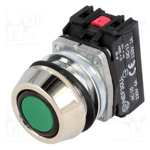 Romet Lenkradknopf 30mm grün mit Federrückzug - W0-NEF30-UK XY Z (W0-NEF30-UK XY Z)