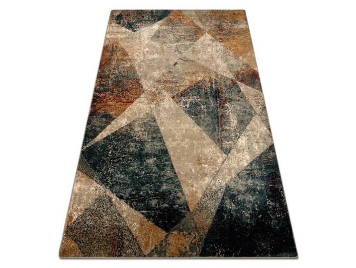 Tapis en laine OMEGA RAMI Mosaïque couleur émeraude - 170x235 cm