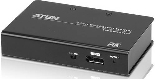 ATEN VS194-AT-G DisplayPort-Splitter 4096 x 2160 Pixel Schwarz