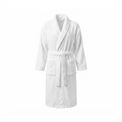 Ivedin Home - Bademantel 100% Baumwolle Frottee 420 GSM Hotel Spa | 1 St. M - Frau/Kinder﻿ Weiß