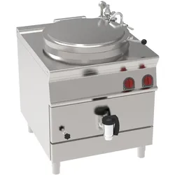 EURAST - Elektrischer kessel 150 liter indirekte erwärmung - 800x900x900 mm - 18000 W 400/3V - 48590613