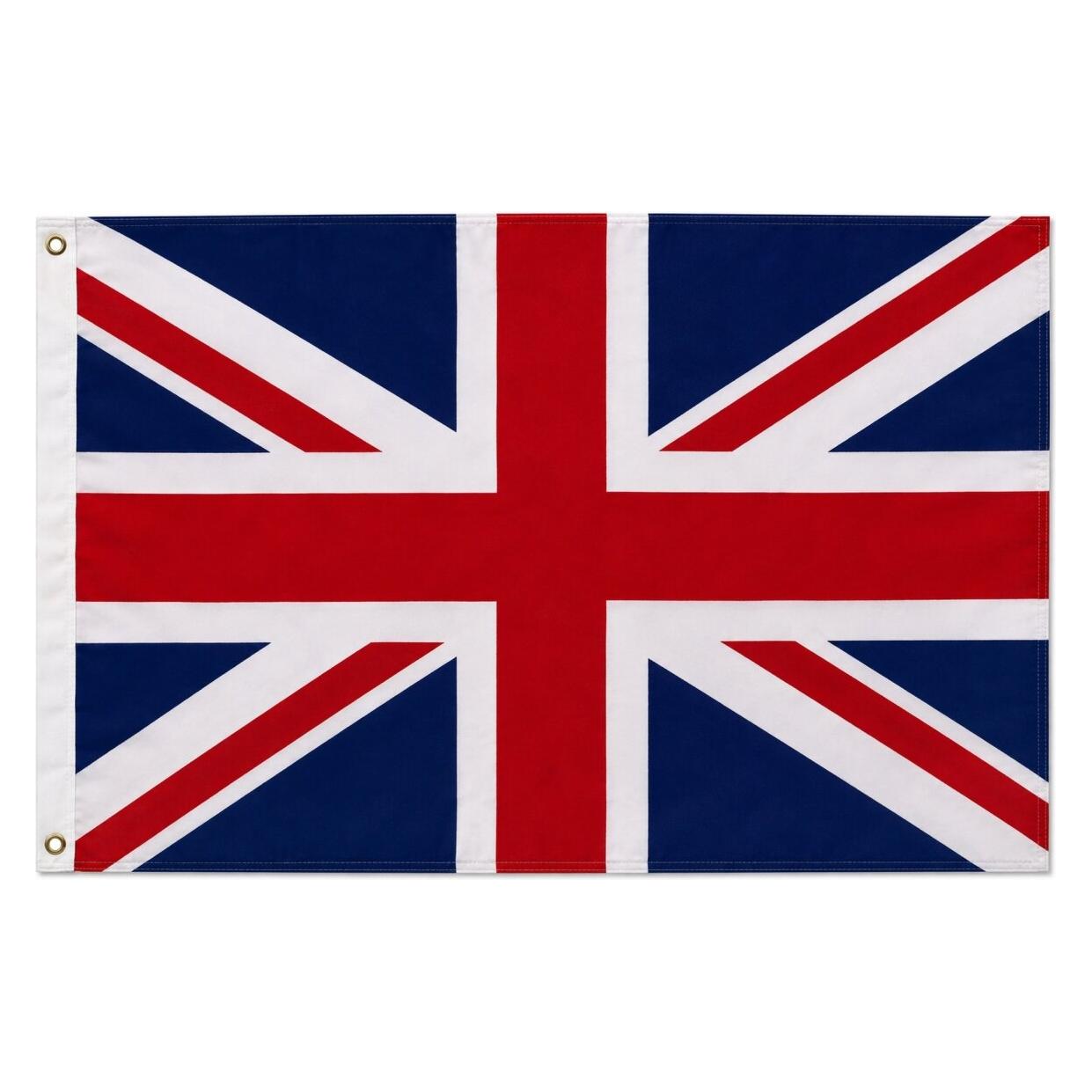 trends4cents Flagge Grossbritannien / Union Jack 90 x 150 cm Fahne mit 2 Ösen 100g/m² Stoffgewicht (90 x 150 cm) (32205765)