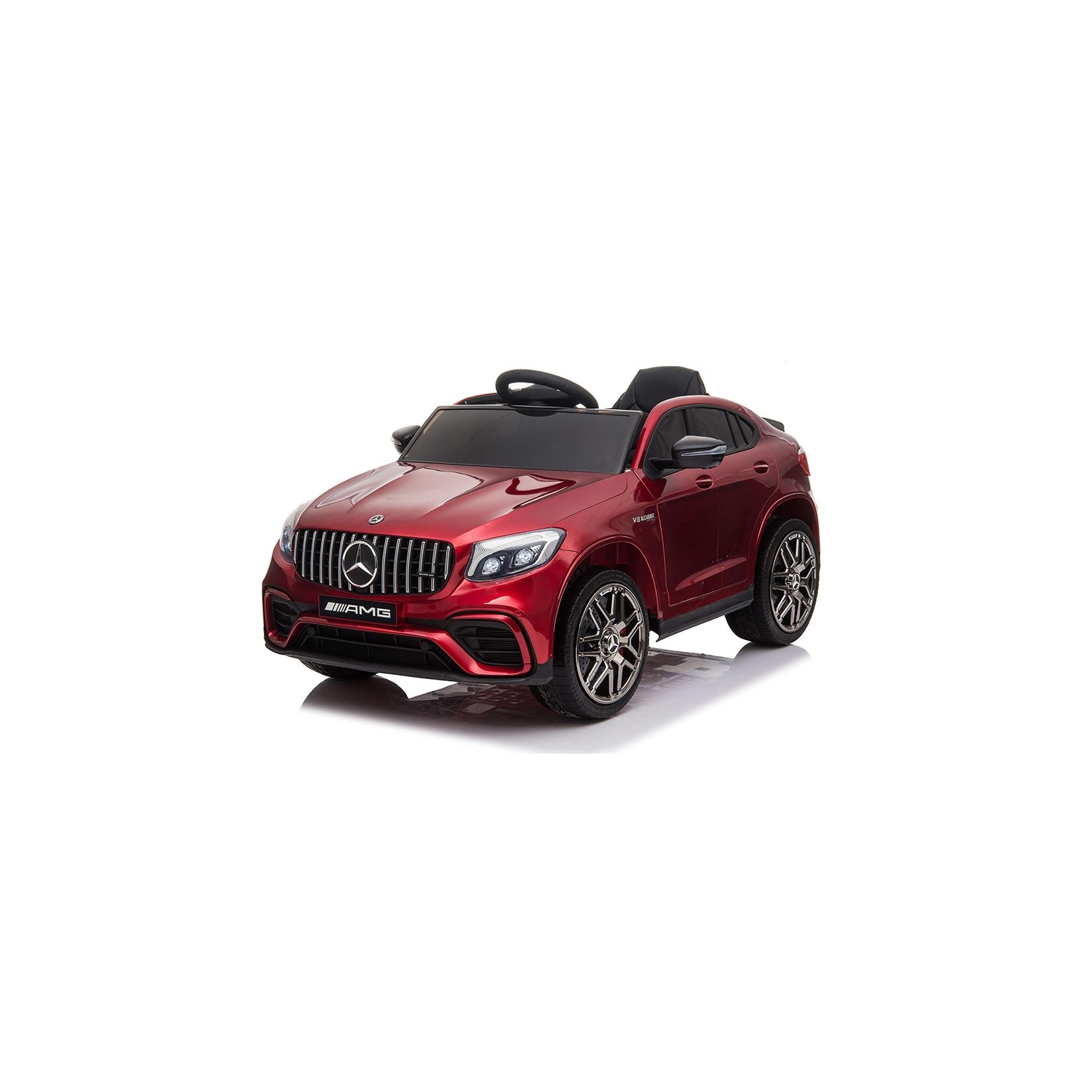 Moni Kinder Elektroauto Mercedes AMG GLC 63S, EVA-Reifen, Musik, Fernbedienung rot