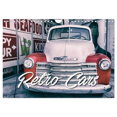 Retro Cars (Wandkalender 2027 DIN A4 quer), CALVENDO Monatskalender