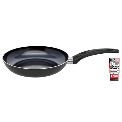 Bratpfanne ELO BASIC "Prima Cucina", schwarz, H:4,5cm Ø:24cm, Pfannen, Bratpfanne, Für alle Herdarten geeignet, inkl. Induktion