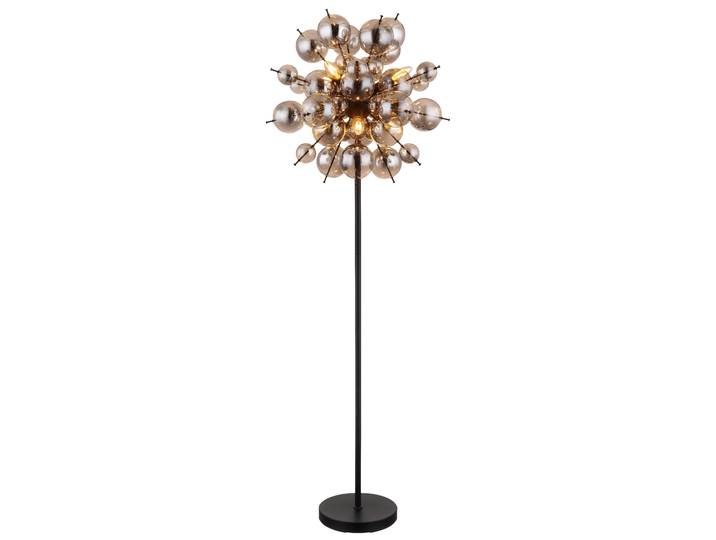Globo Lighting Lampadaire métal noir mat\, 6x E14