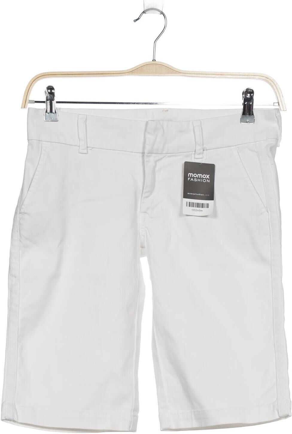 7 for all mankind Damen Shorts, Weiß, Gr. W27, Synthetik / Baumwolle - Second Hand