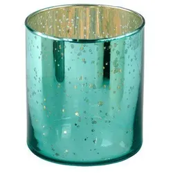 Rapsody Windlicht 9cm neon aqua
