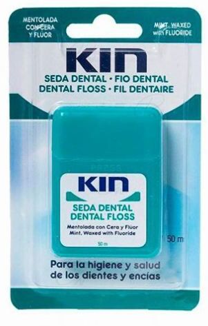 Kin Dental floss with wax minty