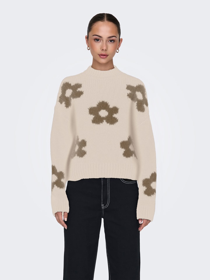 JDY Pullover in Beige - XL