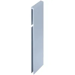 Verbinder für Balkonwinkelprofil T-Form platingrau (H= 60 mm)