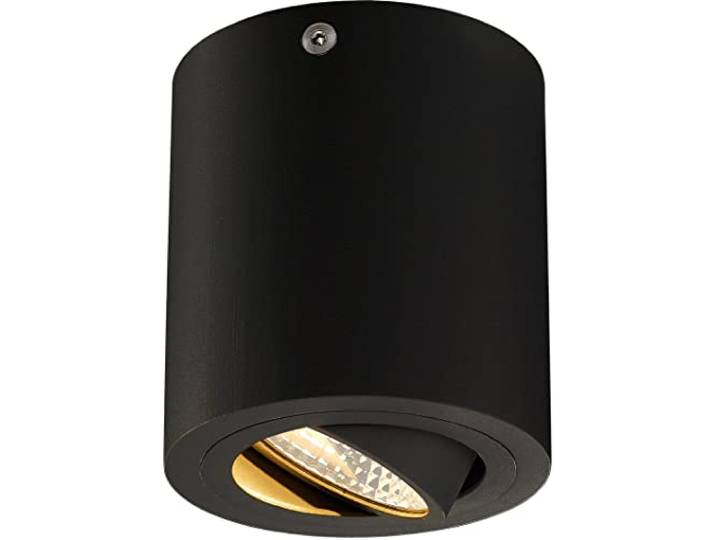 SLV Plafonnier TRILEDO ROUND CL/Spot; projecteur; plafonnier; lampe encastrée; éclairage d'intérieur/3000K 8;1W 670lm noir 36 degrés