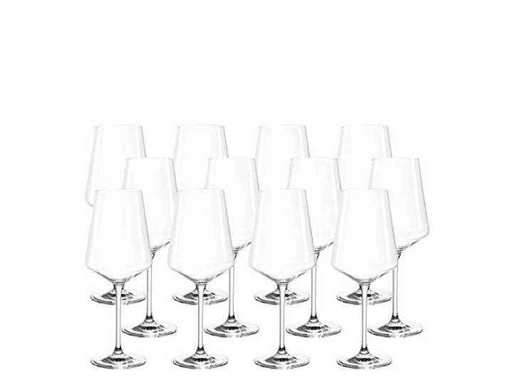 LEONARDO HOME Set aus 12 Weißweingläser Puccini, Weingläser, Teqton-Kristallglas, spülmaschinenfest
