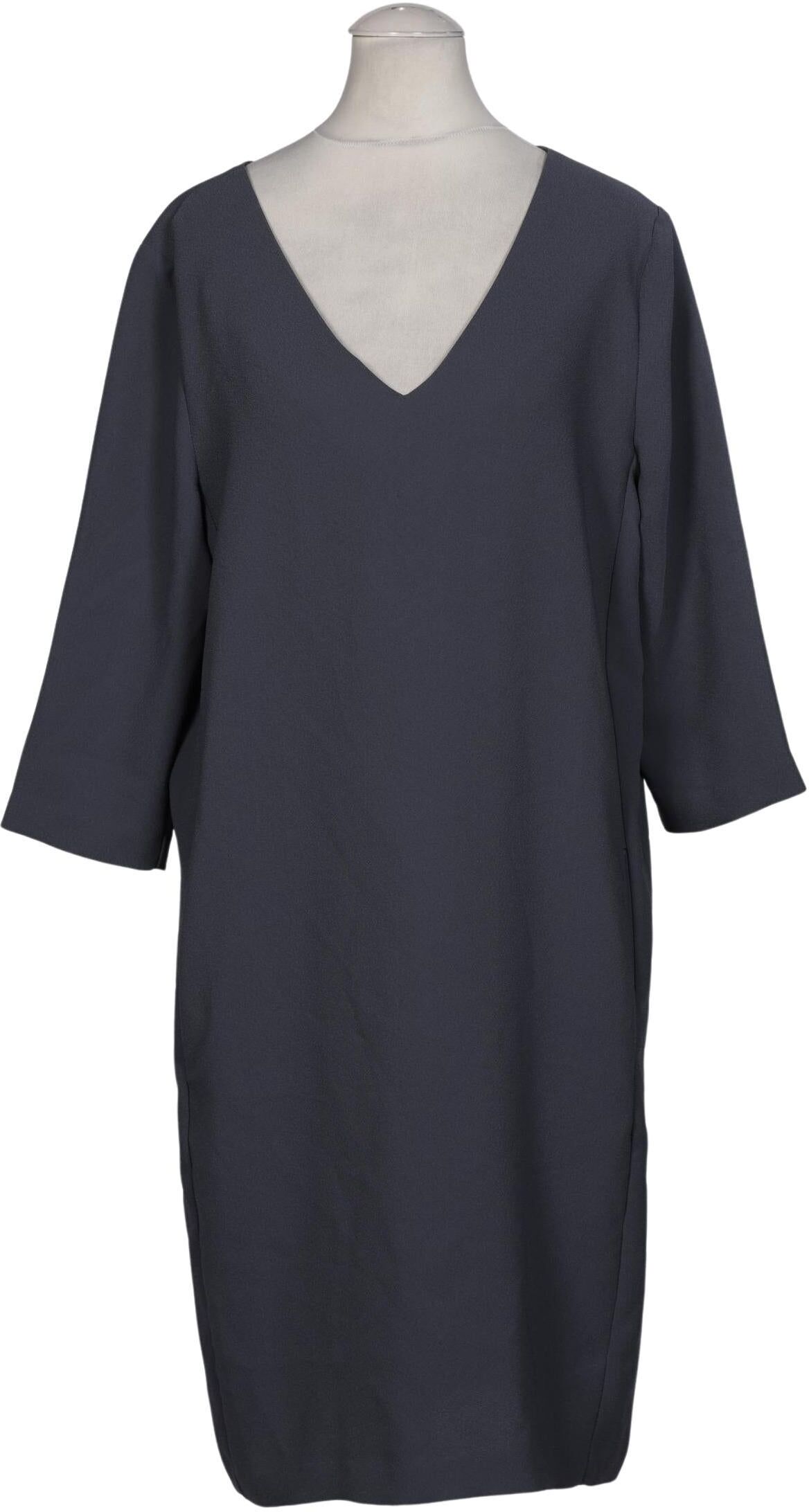Selected Damen Kleid, Grau, Gr. EU 32 (IT 38), Synthetik - Second Hand
