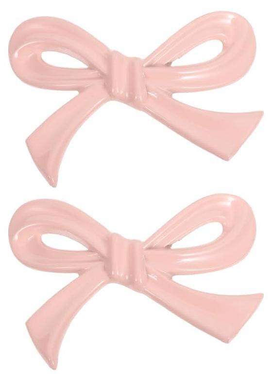 Dripio 2 stuks metalen boogvormige knopen roze vintage decoratie