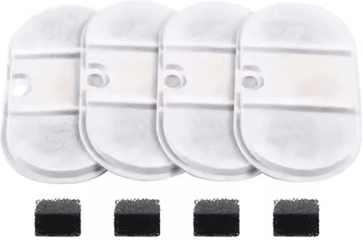 Inspire Curations Premium Replacement Filter Set For 2.1L Cat Water Fountain 4pcs