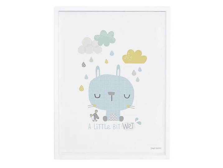 Poster Hase mit Rahmen