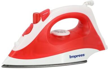 Impress 1200 Watt Compact & Lightweight Steam & Dry Iron in Red