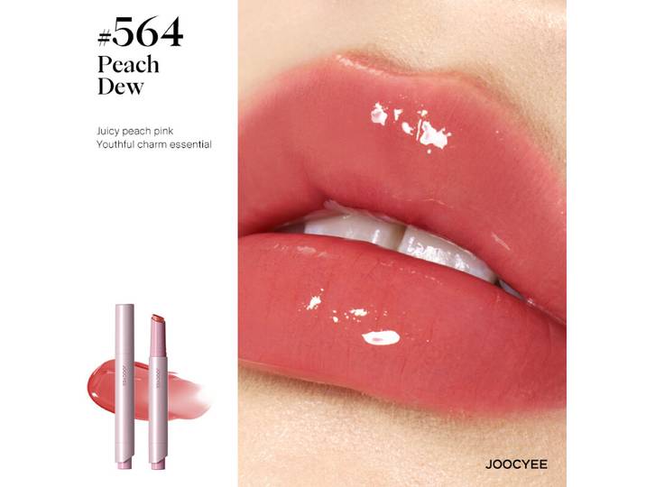 Joocyee langhoudende glanzende rouge 564 Peach Dew