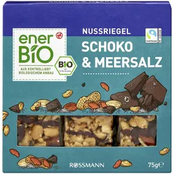 enerBiO Schoko & Meersalz Nussriegel