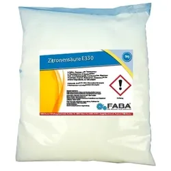 FABA Chemie Zitronensäure, Entkalker, Reiniger, Alleskönner im Haushalt 5 kg