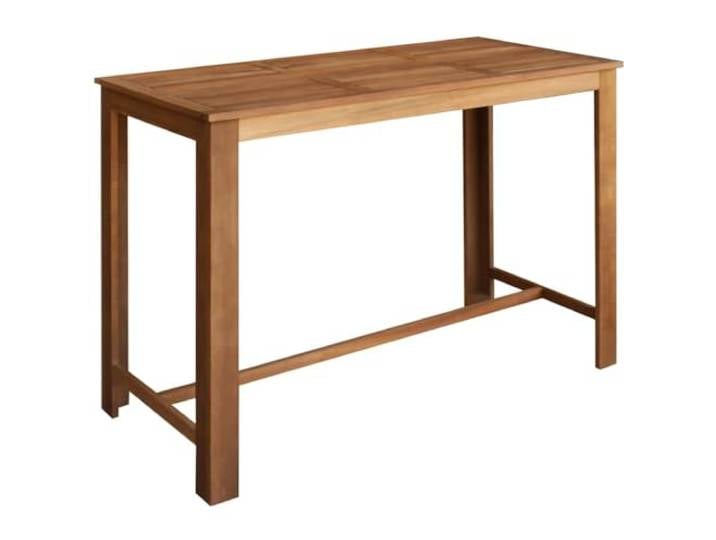 KGHERMDF Bartisch Massivholz Akazie 150x70x105 cm Stehtisch für Küche oder Esszimmer, Ölbeschichtung, stabil und pflegeleicht, einfacher Zusammenbau