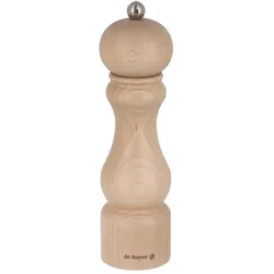 de Buyer Salzmühle Holz Rumba 21 cm Hell, Pfeffermühle + Salzmühle, Braun