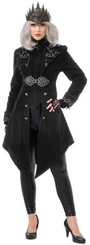 Mantel "Black Velvet", für Damen