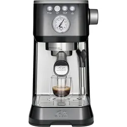 Solis Siebträger Kaffeemaschine 54 mm Siebhalter Milchaufschäumer Bohnen, Pads