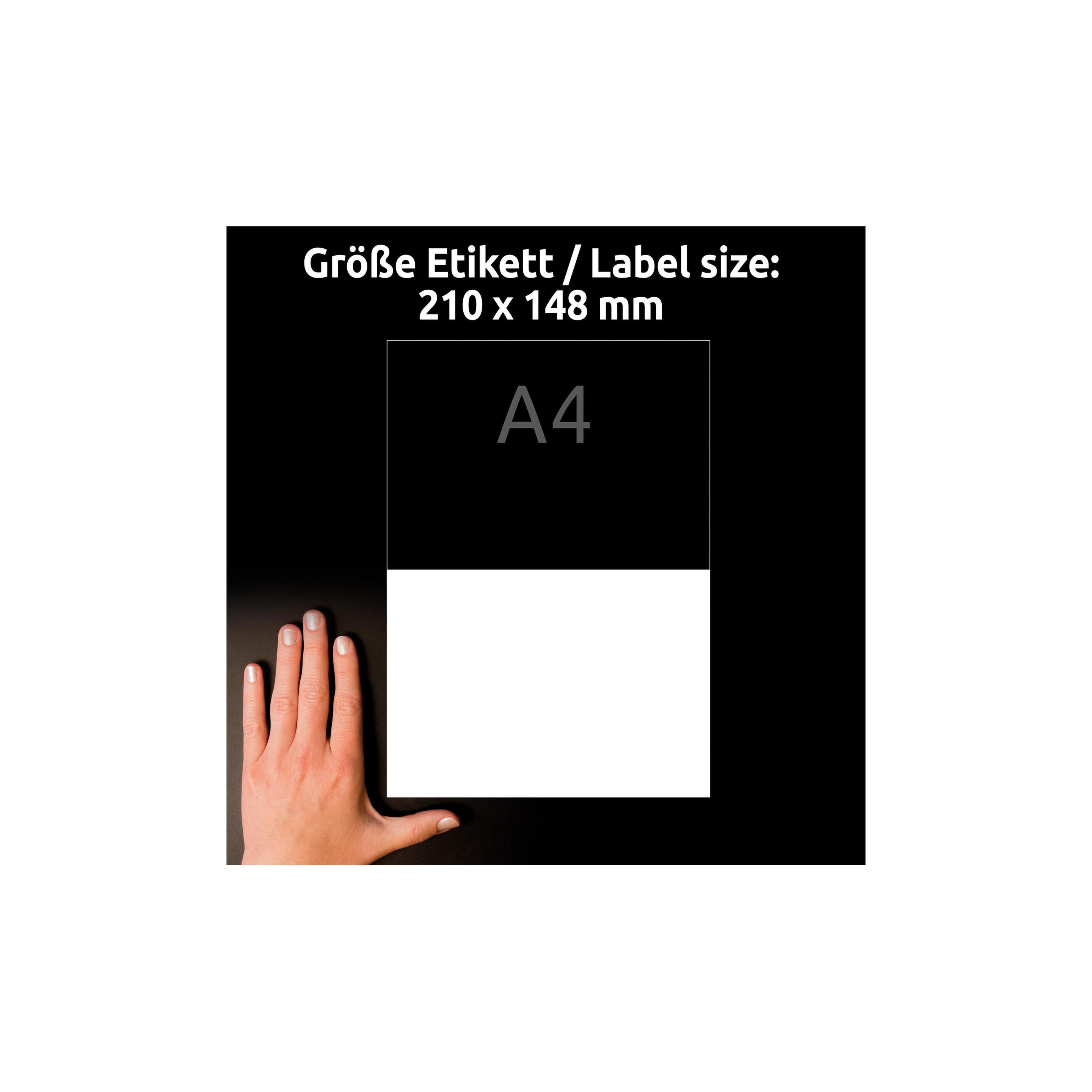 Avery Hinterglas-Etiketten (L9002-10)