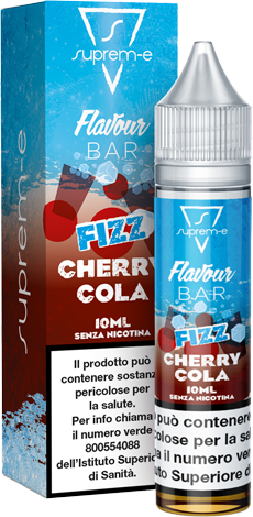 Suprem-e Fizz Cherry Cola Flavour Bar Liquido Mini Shot Mix 10ml Cola Ciliegia Ghiaccio