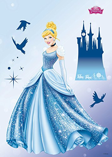 Komar Disney Deco-sticker Princess Dream Muurtattoo Blauw 50 x 70 cm