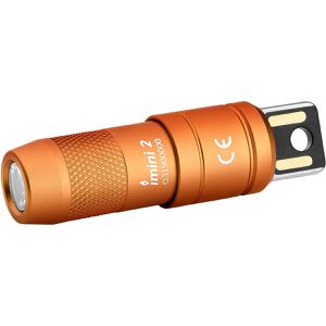 Olight Taschenlampe iMini 2 EOS, LED, aufladbar, 50 Lumen, 6 cm, wasserdicht, orange