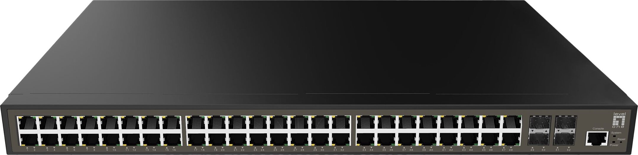 LevelOne GEL-5271, Managed, L2+, Gigabit Ethernet (10/100/1000), Rack-Einbau, 1U